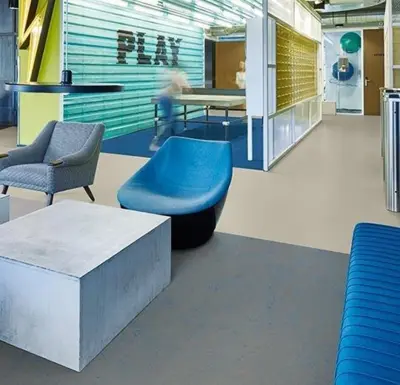 Marmoleum  Concrete - Blue Glow