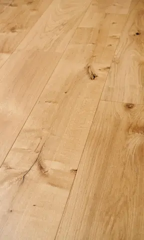Trægulv - Eg Herregårdsplank 260 mm. matlak - KAMPAGNE