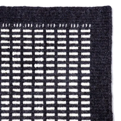 C. Olesen tæpper - Luxor - Midnight/White 