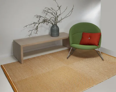 C. Olesen tæpper - Berlin - Orange 
