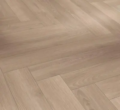 Parador Trendtime 3 - Eg Skyline perlegrå naturmat struktur, Sildeben