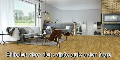 Junckers 14 mm. massiv Eg skibsparket Harmony, Olieret 