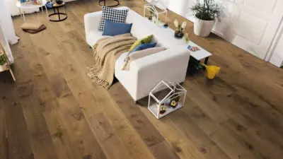 Haro plankegulv - Afrikansk eg light Sauvage børstet nL+
