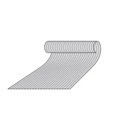 0,6 mm bambusfiner - Plain pressed, Caramel - RESTSALG