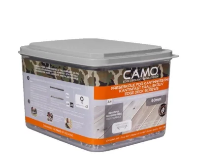 CAMO 4,2x60 mm. rustfri A4 terrasseskrue - 700 stk.
