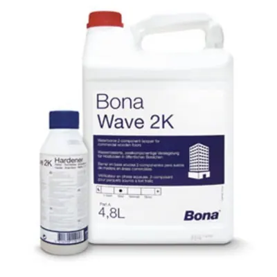 Bona Wave XM 2K, Glans 10 - inkl. hærder, 5 liter 