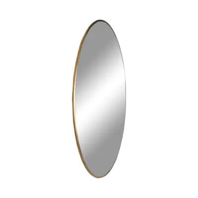 Jersey, spejl messing look Ø60 cm. - UDSOLGT TIL UGE 32.
