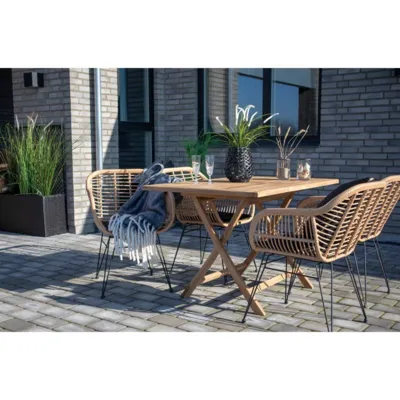 Trieste natur rattan stol