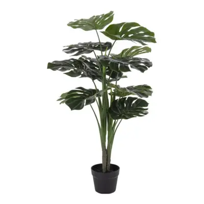 Kunstig Monstera plante, 90 cm.