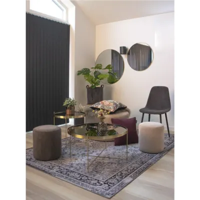 Jersey, spejl messing look Ø80 cm.