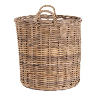Indo, kurve i kubu rattan. Sæt á 2 stk.