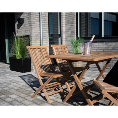 Toledo Teak Spisebordstol, 2 stk.
