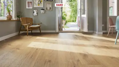 Haro laminatgulv Aqua - Plankegulv, Eg Portland natur