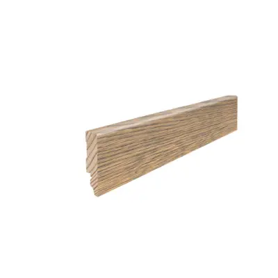 Fodpanel til parkettmanufaktur, 16 x 58 mm. naturoliebehandlet