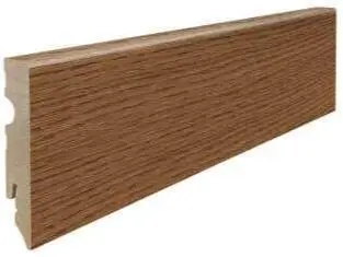 Fodpanel til trægulv, 15 x 80 mm. mat lak
