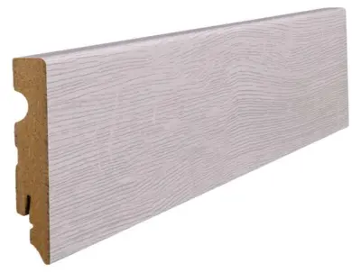Fodpanel til Laminatgulv, 15 x 80 mm.