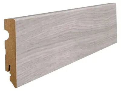 Fodpanel til Laminatgulv, 15 x 80 mm.
