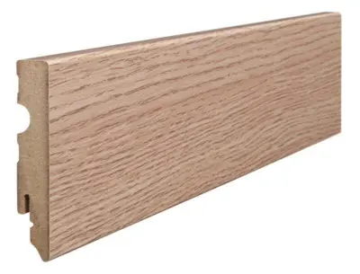 Fodpanel til Laminatgulv, 15 x 80 mm.