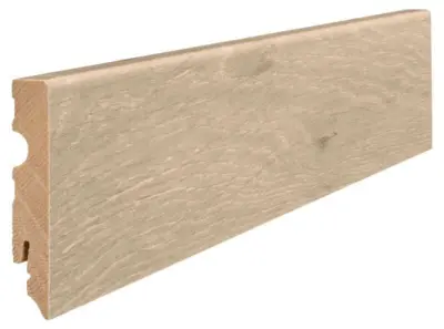 Fodpanel til Laminatgulv, 15 x 80 mm. (vandresistente)