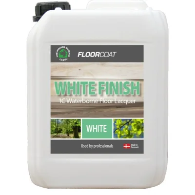 Floorcoat white finish hvid lak 