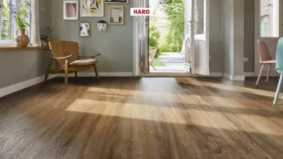 Haro laminatgulv Aqua - Plankegulv, Eg Eleganza røget