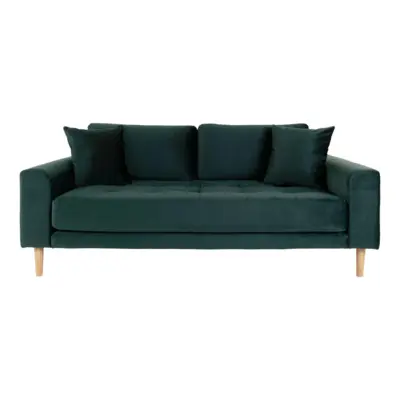 Lido 2,5 Personers Sofa - Sofa i mørkeblåt velour