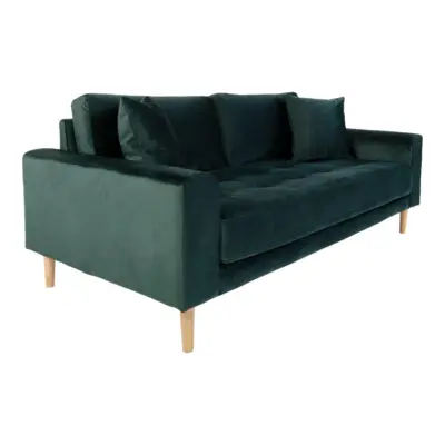 Lido 2,5 Personers Sofa - Sofa i mørkeblåt velour