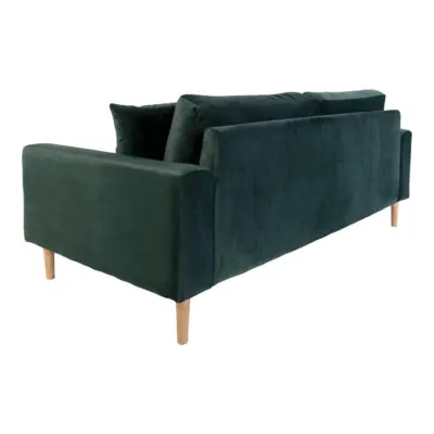 Lido 2,5 Personers Sofa - Sofa i mørkeblåt velour