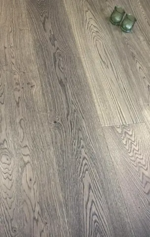 FloorMaster Herregårdsplank - Eg Antikgrå mat lak - UDSOLGT TIL UGE 28