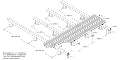 MOSO Bambus X-treme® terrasseplank 155 mm. V-profil