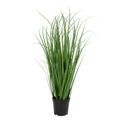 Poa grass grøn og kunstig