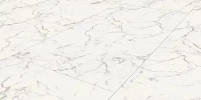 SPC vinyl klikgulv - D2921 Carrara Marble flise 