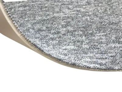 Dansk Berber Lysgrå gulvtæppe - REST - 170X400 CM
