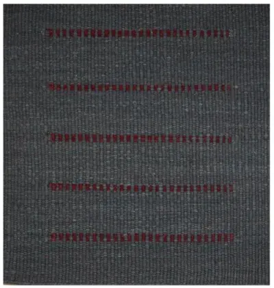 C. Olesen tæpper - Mista, Stripe Petrol/Wine  