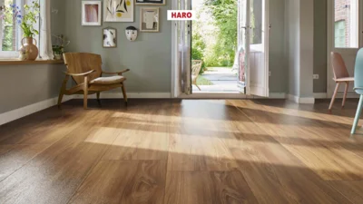 Haro laminatgulv, Gran Via Aqua - Valnød Vario