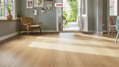 Haro laminatgulv Aqua - Plankegulv, Eg Flavia natur