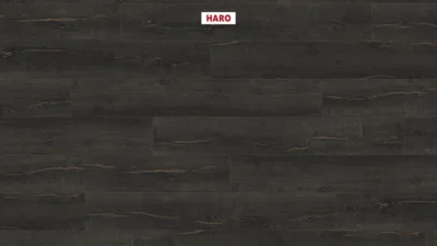 Haro laminatgulv Aqua - Plankegulv, Eg Metallic sort