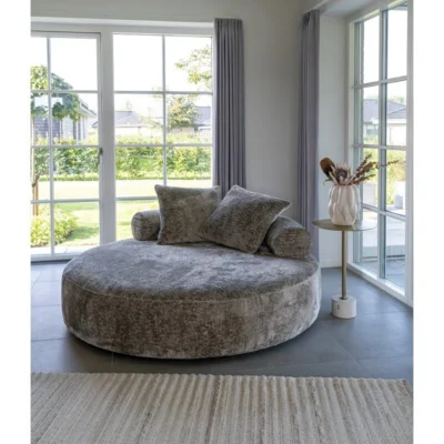 Cairo Daybed med 2 puder i chenille - UDSOLGT TIL UGE 30