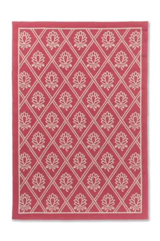 Laura Ashley - Porchester Poppy Red, Udendørstæppe