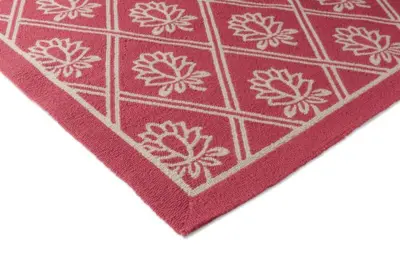 Laura Ashley - Porchester Poppy Red, Udendørstæppe