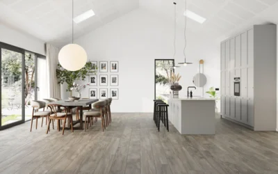 Moland Bastion Vinyl Wideplank, Grå eg, 220x1828 mm. 