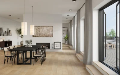 Moland Bastion Vinyl Wideplank, Støvet eg, 220x1828 mm.  