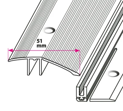 Afslutningsprofil Flex 7-23 mm. 
