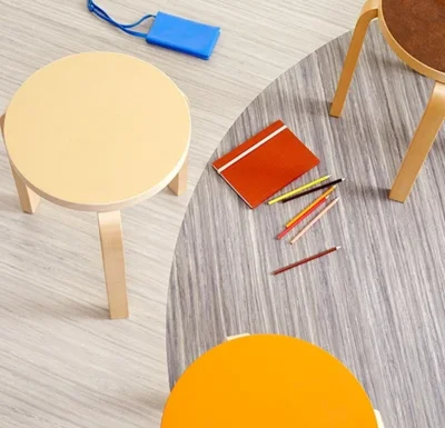 Marmoleum Striato - Urban silver 
