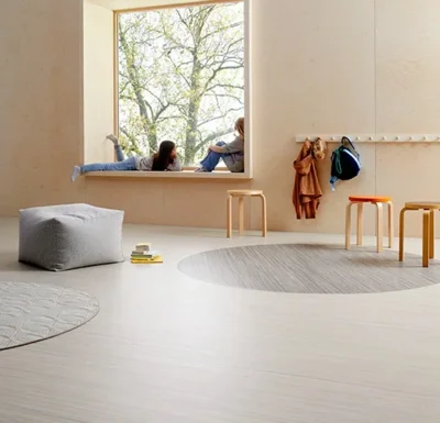 Marmoleum Striato - Urban silver 