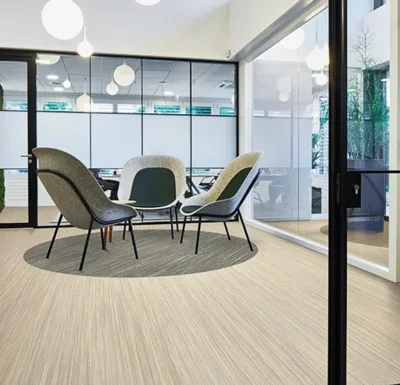 Marmoleum Striato - Black glacier 