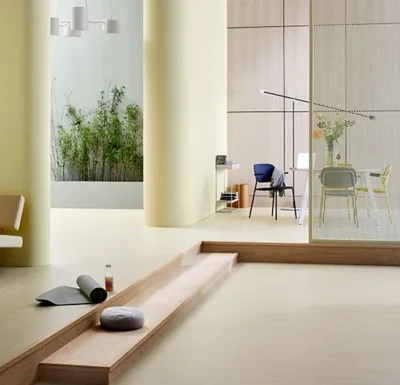 Marmoleum Striato - Desert sand 