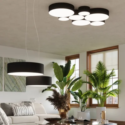 Loftslampe ARENA 45 sort