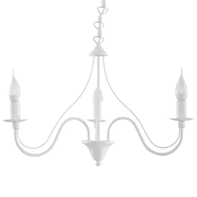 Lysekrone MINERWA 3 hvid