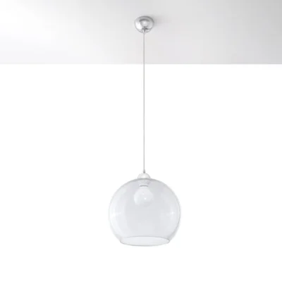 Hængende lampe BALL gennemsigtig